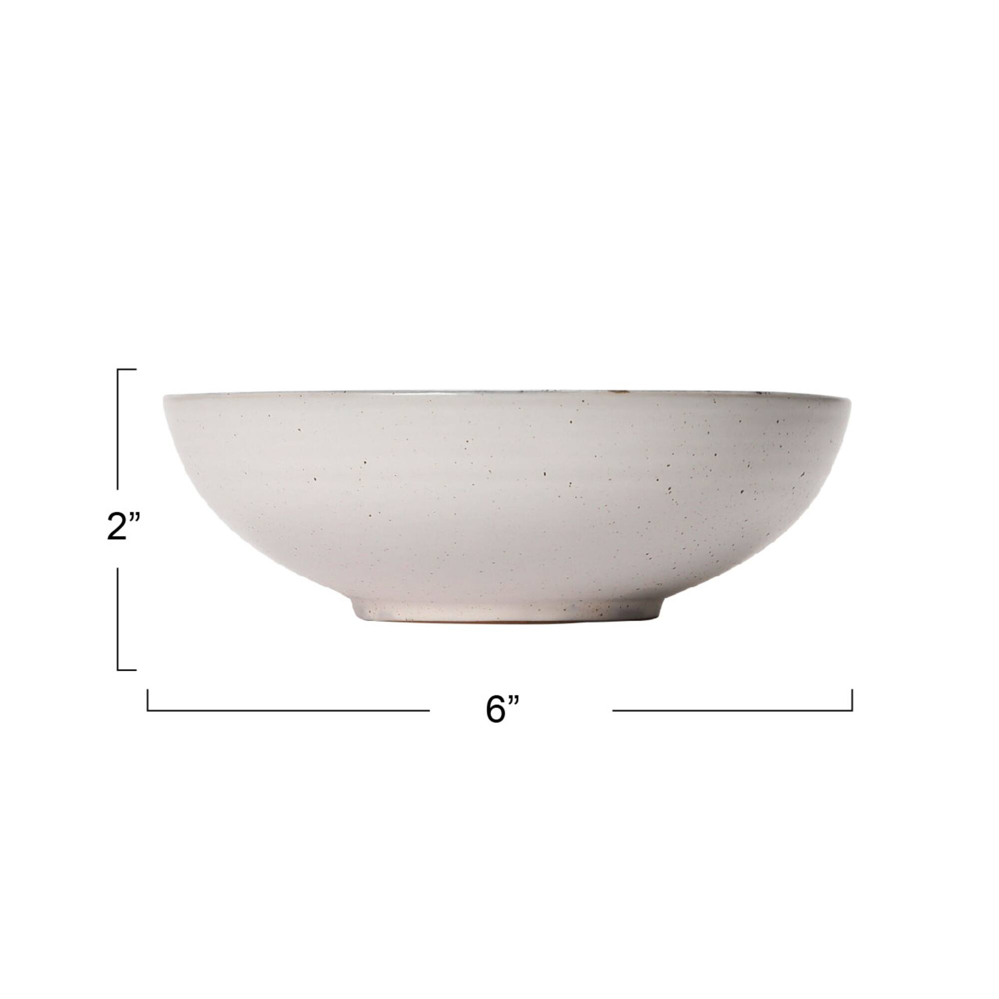 Hello Honey® Antique White & Blue Reactive Glaze Stoneware Bowl Set